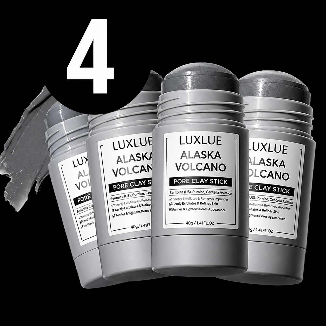 Luxlue Alaska Volcano Deep Cleansing Clay Mask