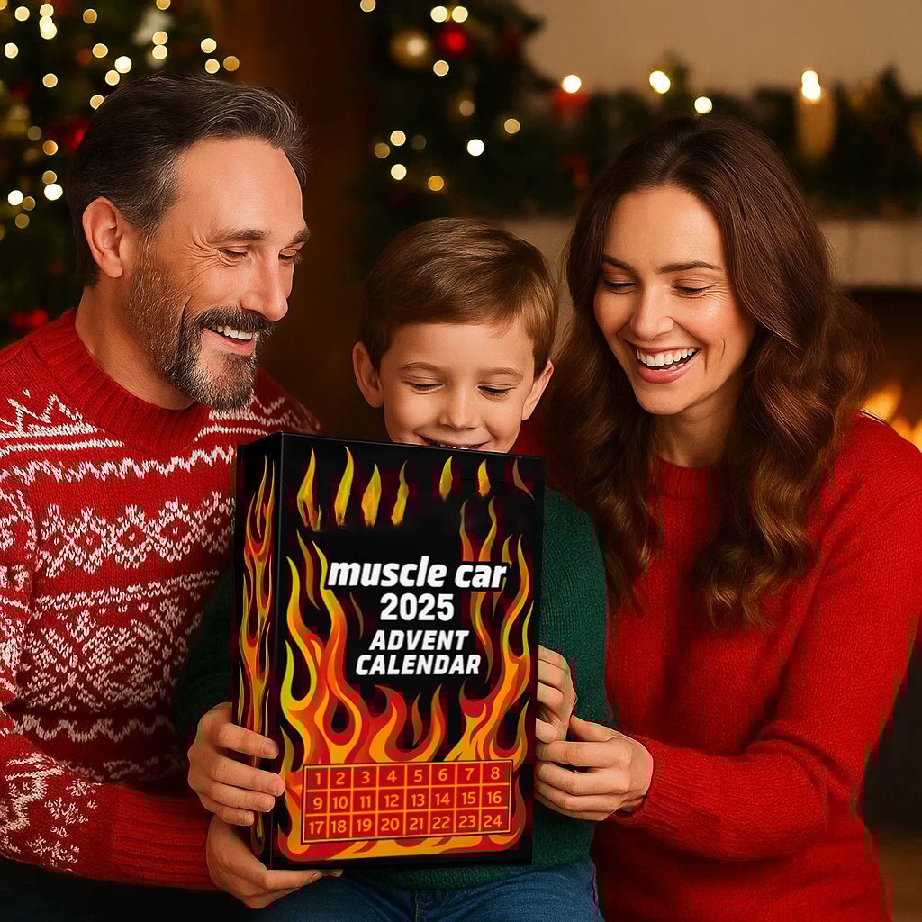 Hot Wheels Muscle Toy Car Advent Calendar
