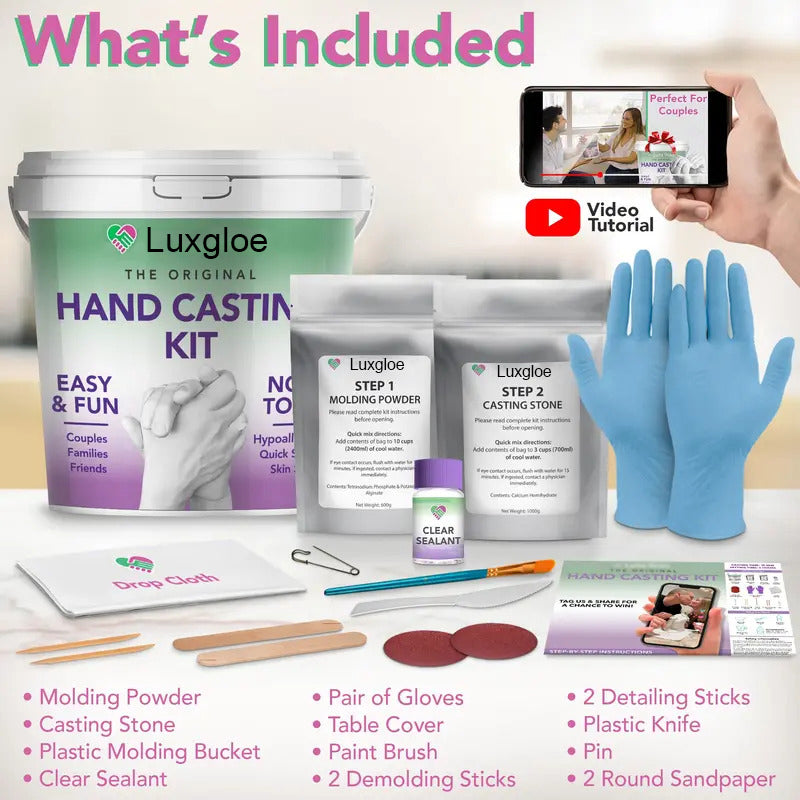 🔥 Buy 2+ Get Free shipping 🔥Luxgloe Original Casting Kit – Perfect Gift and Activity for Couples, Families, & Friends