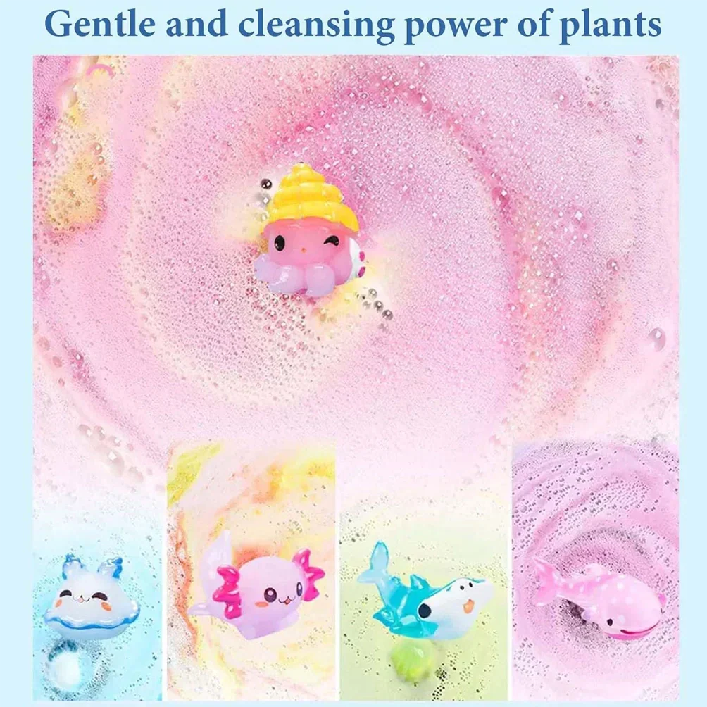 Bath Bombs for Kids with SurpriseSPRINGInside(randomly shaped)