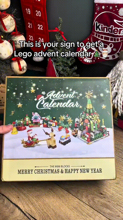 🏆#1 Best Seller💥Christmas 2025 Advent Calendar, 24 Days of Christmas Blocks