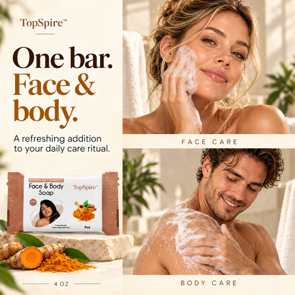 TopSpire™ Turmeric Tifanm Andeyò Brightening Soap 4oz 1PCS