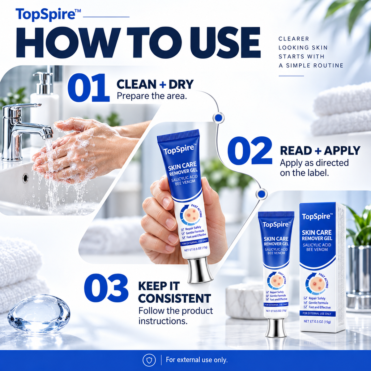TopSpire™ Salicylic Acid Skin Repair Gel