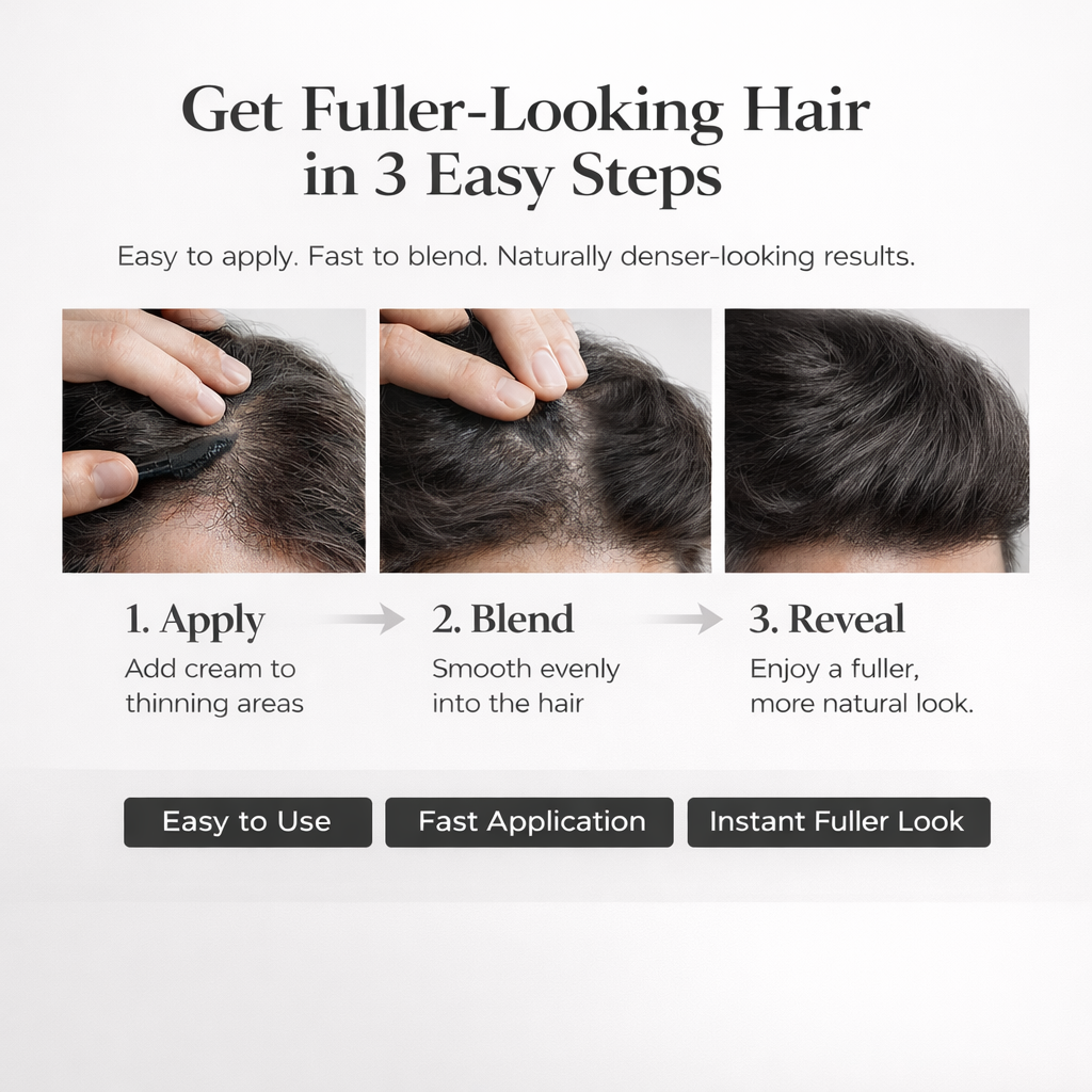Densifying hair cream