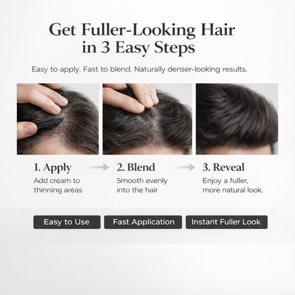 Densifying hair cream