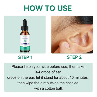 Luxloe Tinnitus Ear Drops for Clear Ears and Ultimate Comfort – Unlock Instant Relief from Tinnitus and Ear Discomfort🎶