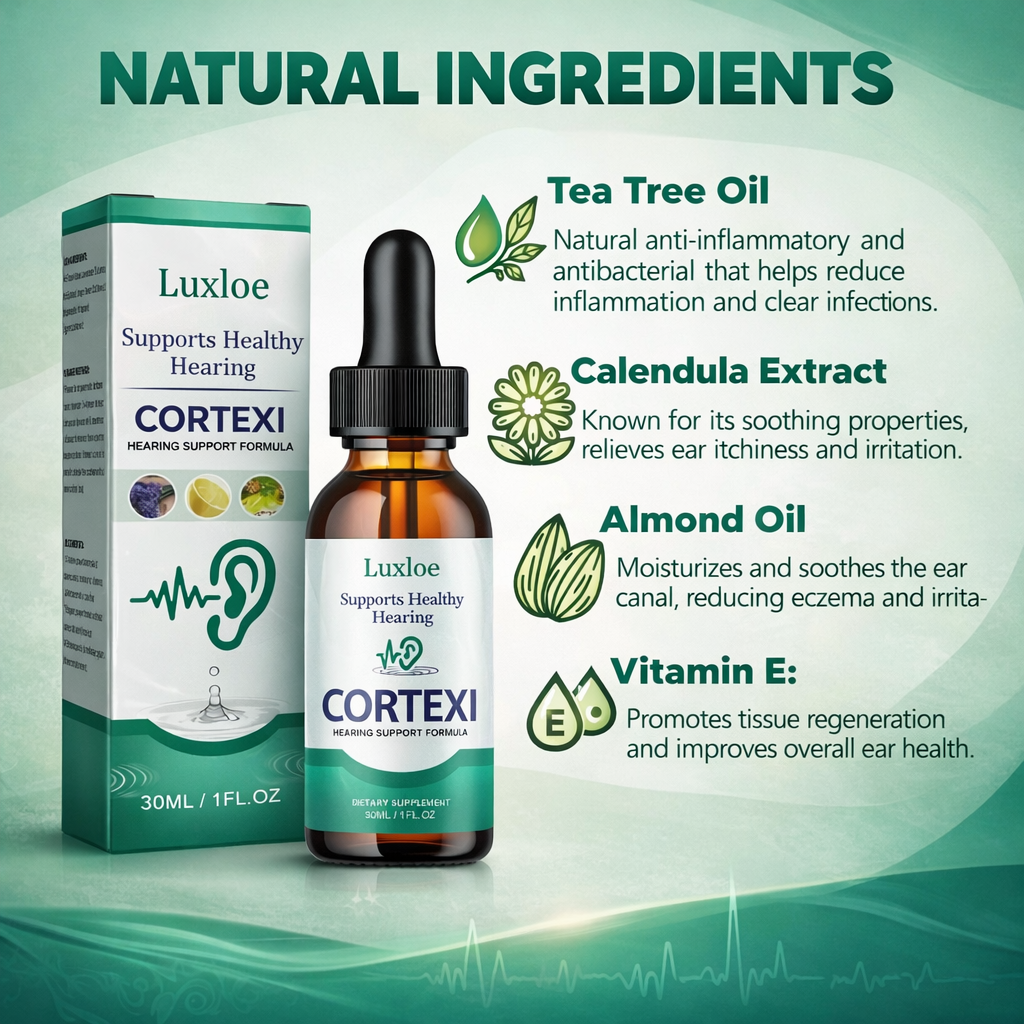 Luxloe Tinnitus Ear Drops for Clear Ears and Ultimate Comfort – Unlock Instant Relief from Tinnitus and Ear Discomfort🎶