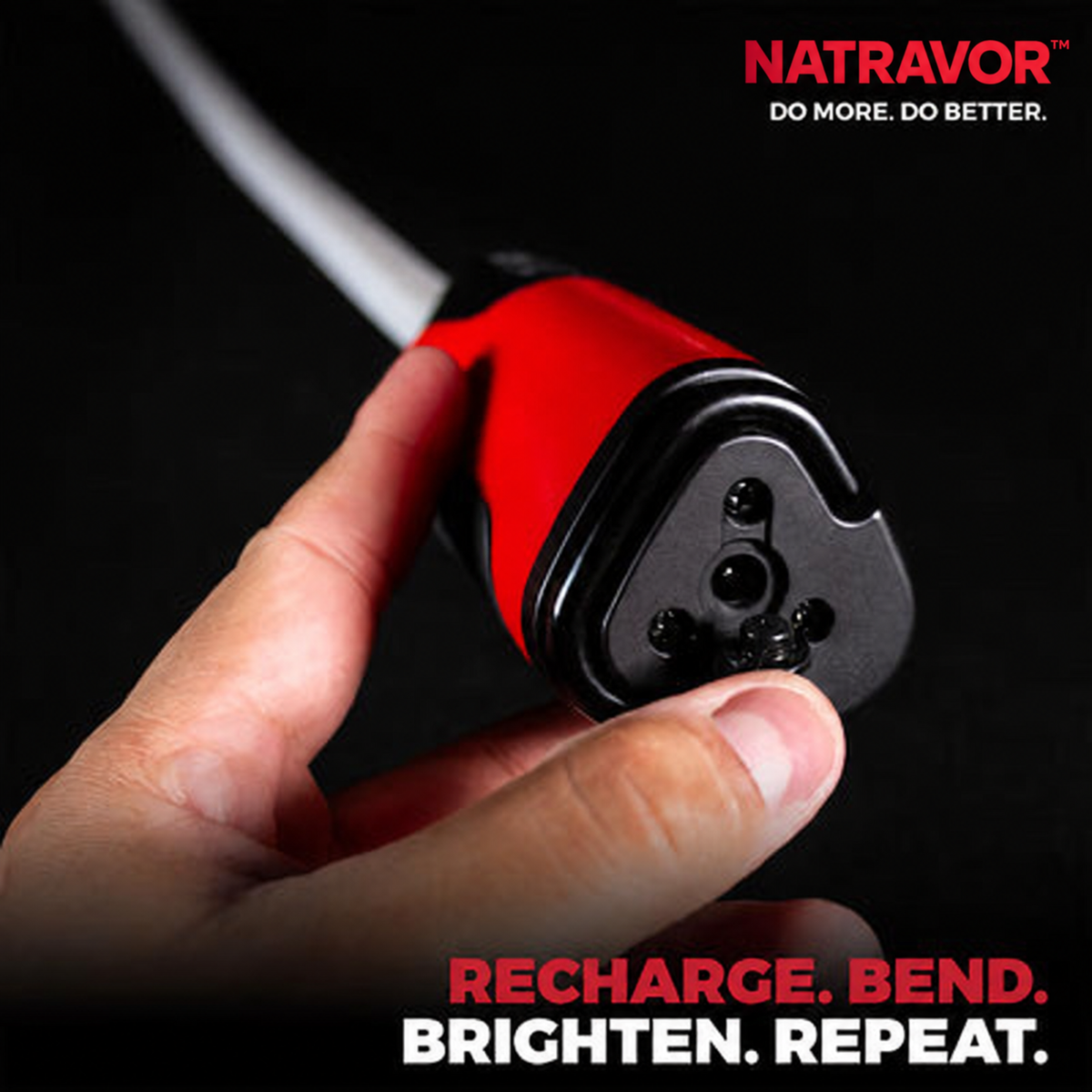 NATRAVOR™ LED Flashlight Stick | Patent Pending