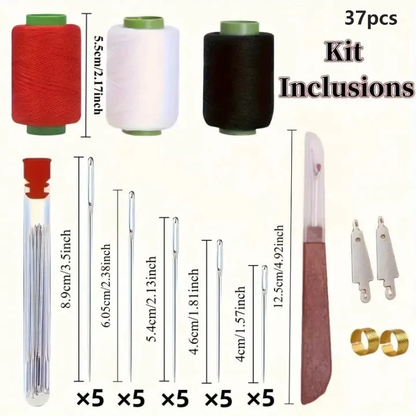 🎄Christmas-Sale 49%Off❤37 PCS Big Eye Steel Needles Set