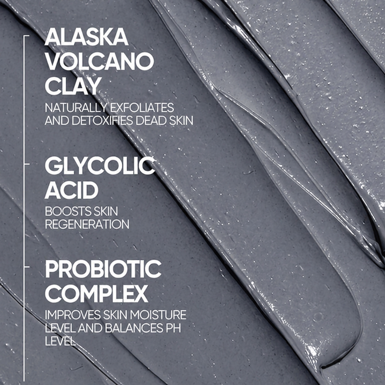 Luxlue Alaska Volcano Deep Cleansing Clay Mask