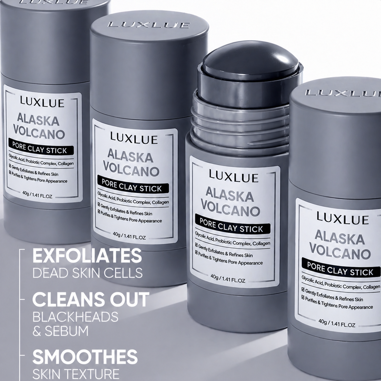 Luxlue Alaska Volcano Deep Cleansing Clay Mask