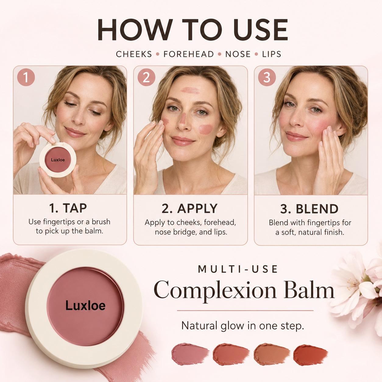 Luxloe Baby Cheeks All-In-One Hydrating Milk Blush