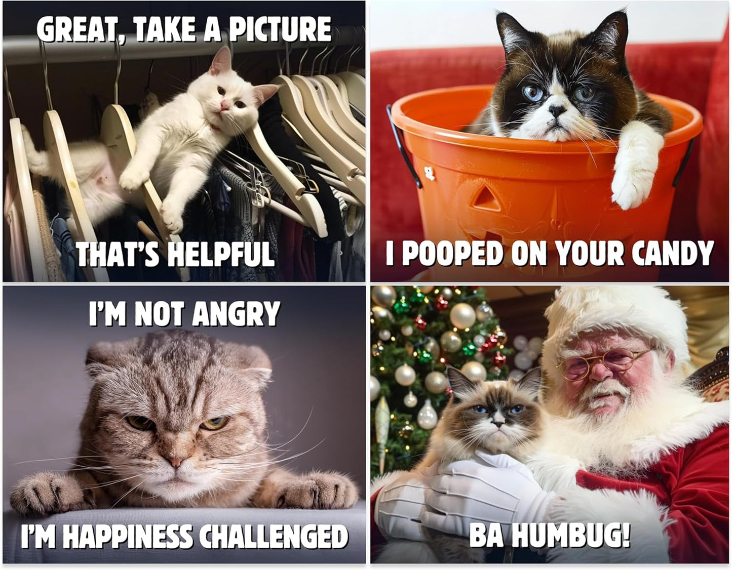 😾2026 Peed-Off Cats Calendar - Funny Cat Themed Gifts For Cat Lovers