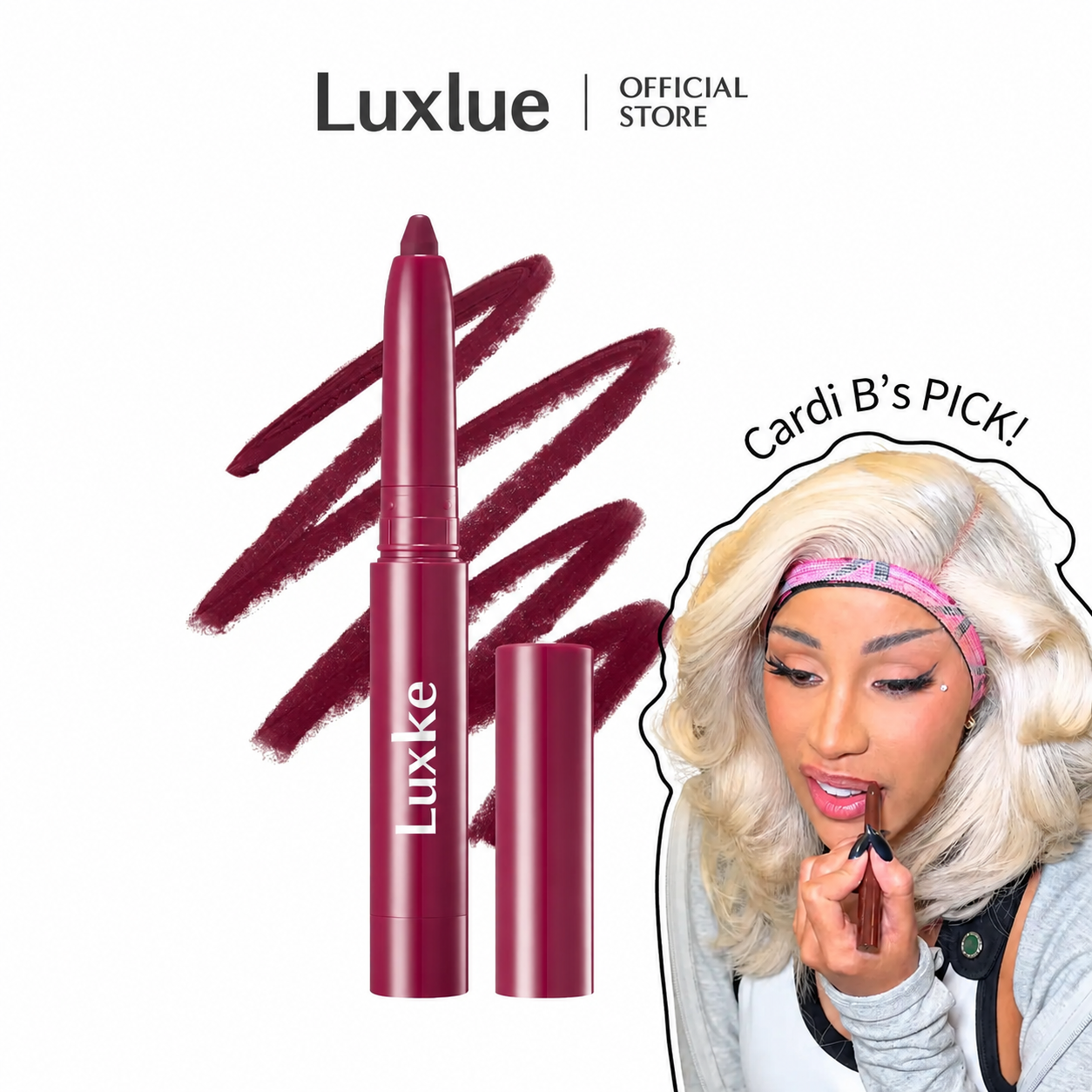 Luxlue Easy Glide Lip Liner — Creamy, Blendable Color with Smooth Application, Summervibes