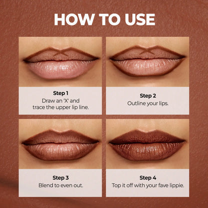 Luxlue Easy Glide Lip Liner — Creamy, Blendable Color with Smooth Application, Summervibes