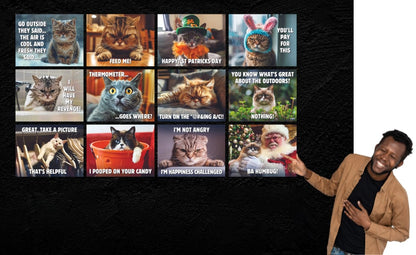 😾2026 Peed-Off Cats Calendar - Funny Cat Themed Gifts For Cat Lovers