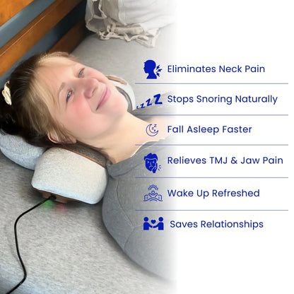 Louxglow® The All-in-One Solution for Neck Pain, Snoring, Sleep Problems, and Jaw Clenching