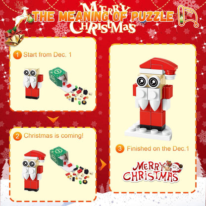 🏆#1 Best Seller💥Christmas 2025 Advent Calendar, 24 Days of Christmas Blocks