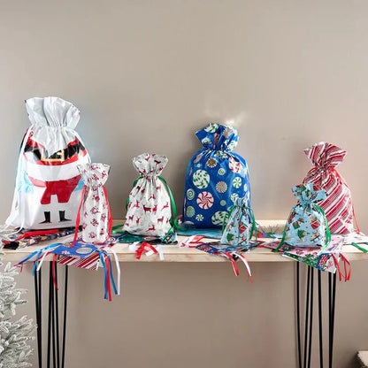 🎄Early Christmas Sale-49% OFF✨30-Piece Christmas Gift Bag & Tag Set 🎁 — Easy, Festive, and Reusable!
