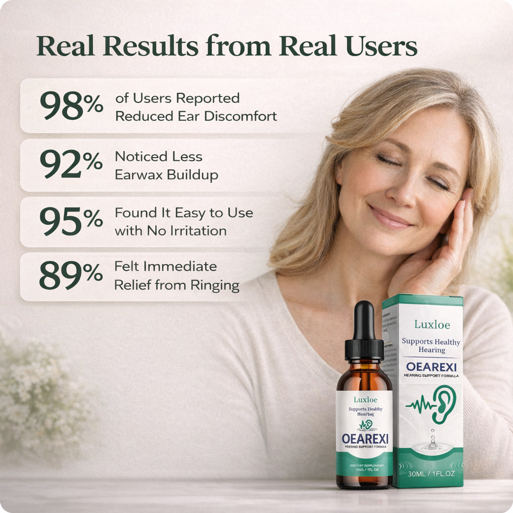 Luxloe Tinnitus Ear Drops for Clear Ears and Ultimate Comfort – Unlock Instant Relief from Tinnitus and Ear Discomfort🎶