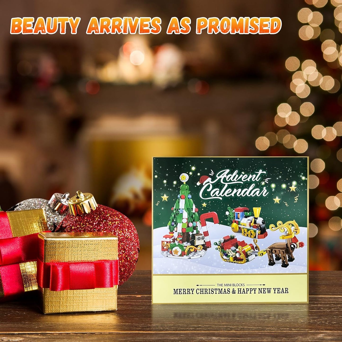 🏆#1 Best Seller💥Christmas 2025 Advent Calendar, 24 Days of Christmas Blocks