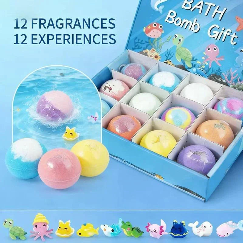 Bath Bombs for Kids with SurpriseSPRINGInside(randomly shaped)