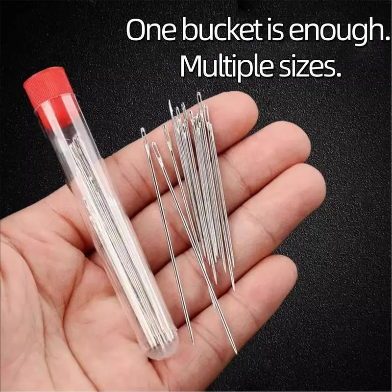 🎄Christmas-Sale 49%Off❤37 PCS Big Eye Steel Needles Set