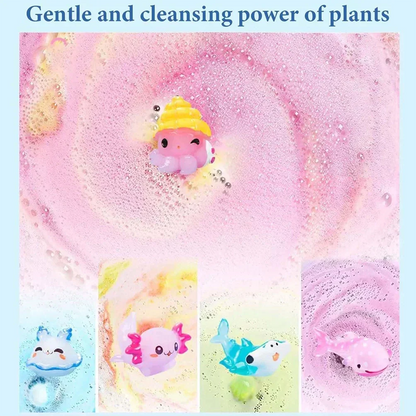 Bath Bombs for Kids with SurpriseSPRINGInside(randomly shaped)