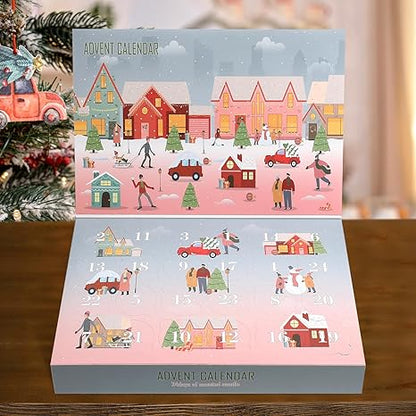 Advent Calendar 2025-24 Days of Christmas Countdown Scented Candles Gifts Set