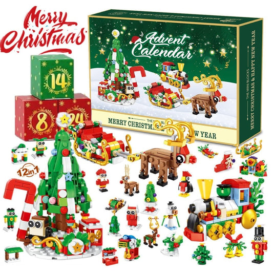🏆#1 Best Seller💥Christmas 2025 Advent Calendar, 24 Days of Christmas Blocks