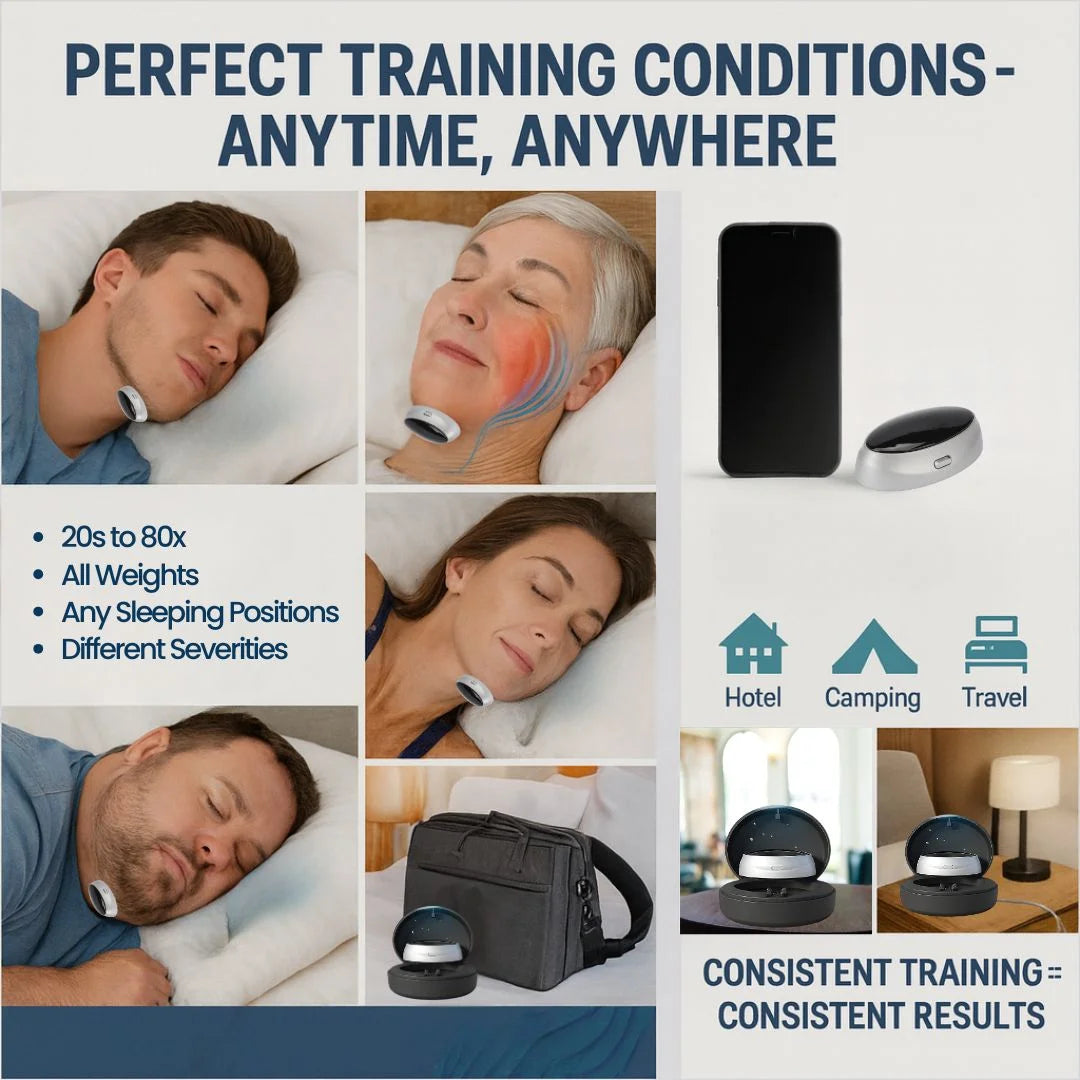 Louxglow® ThroatTrainer - The World's First System To Train Your Body To Stop Snoring