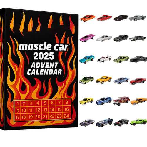 Hot Wheels Muscle Toy Car Advent Calendar