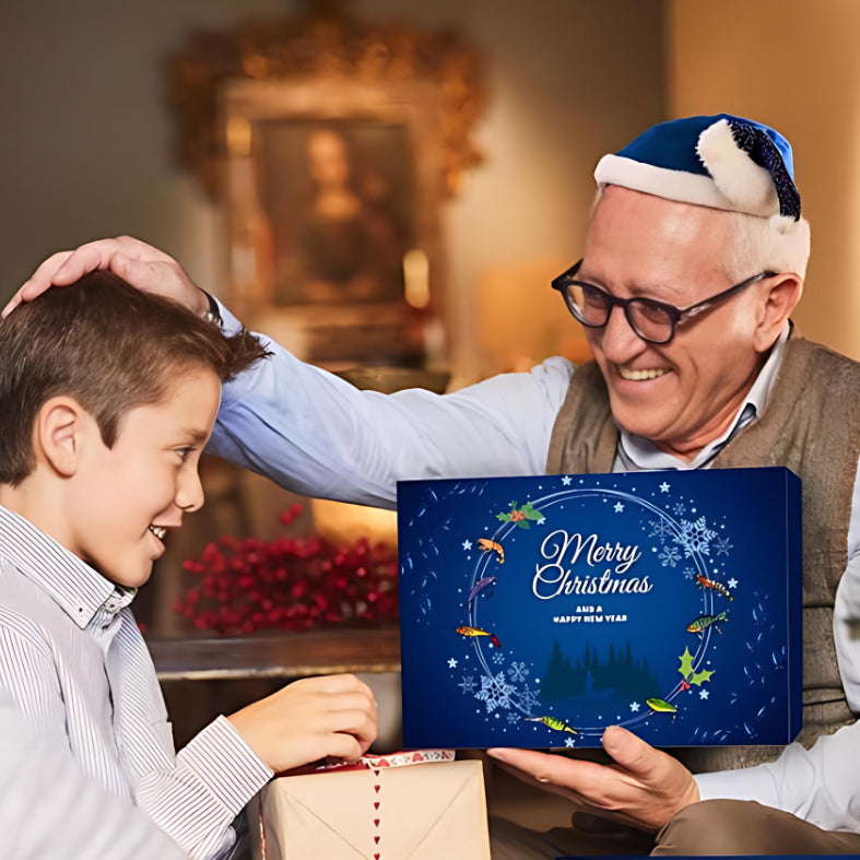 🔥 Buy 2+ Get Free shipping 🎣Merry Christmas Fishing Advent Calendar