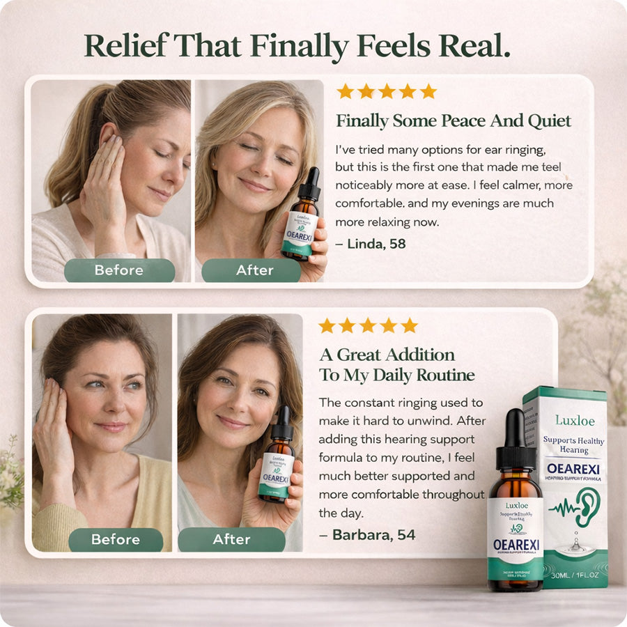 Luxloe Tinnitus Ear Drops for Clear Ears and Ultimate Comfort – Unlock Instant Relief from Tinnitus and Ear Discomfort🎶
