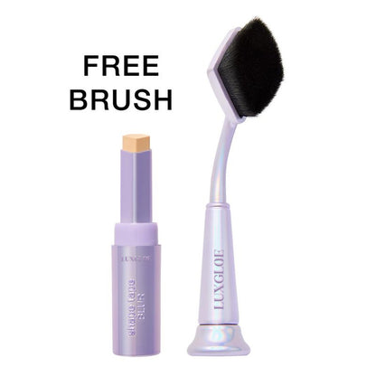 💜Luxgloe Shape Tape Concealer Duo – Brighten, Lift & Conceal + Free Pro Brush