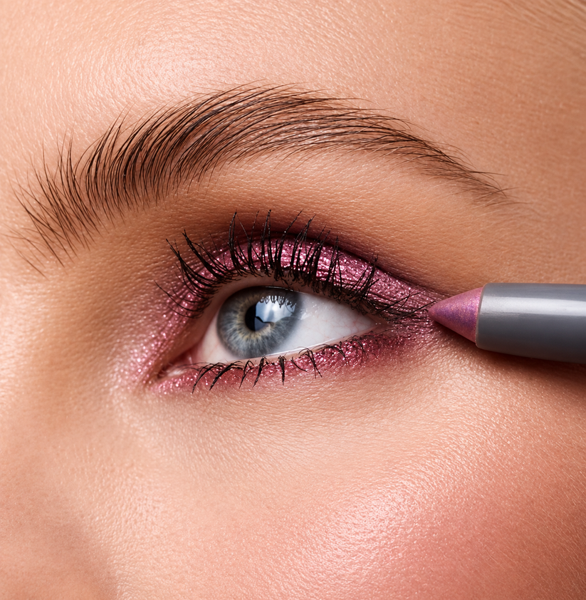 Cooling hydrating eyeshadow stick texture and application
