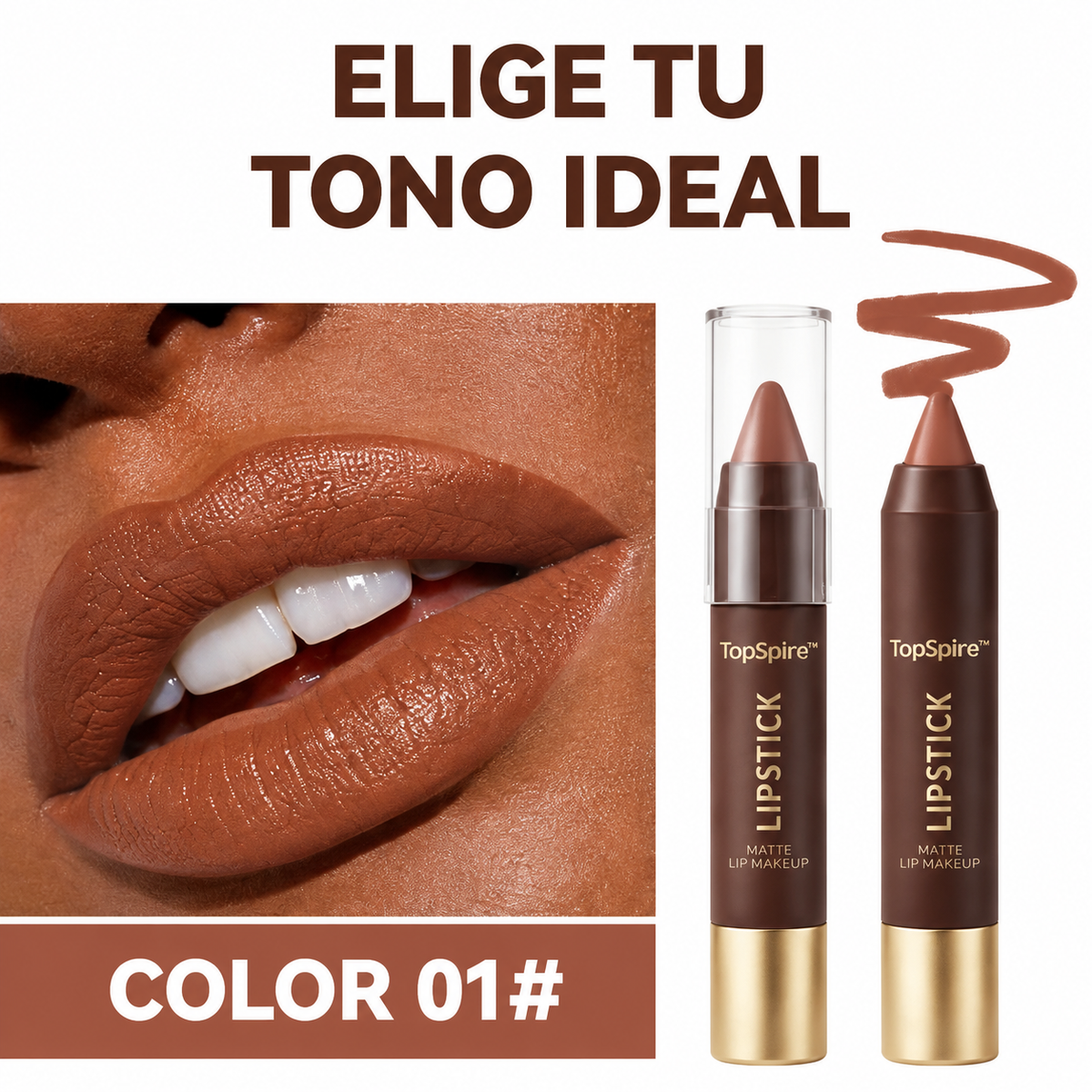 TopSpire™ Fit Colors Matte Lipliner and Moisturizing Lip Oil Cosmetic Set