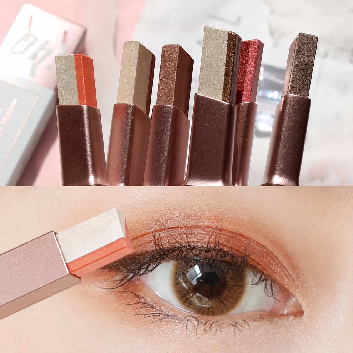 2 in 1 Glitter Gradient Eyeshadow Stick