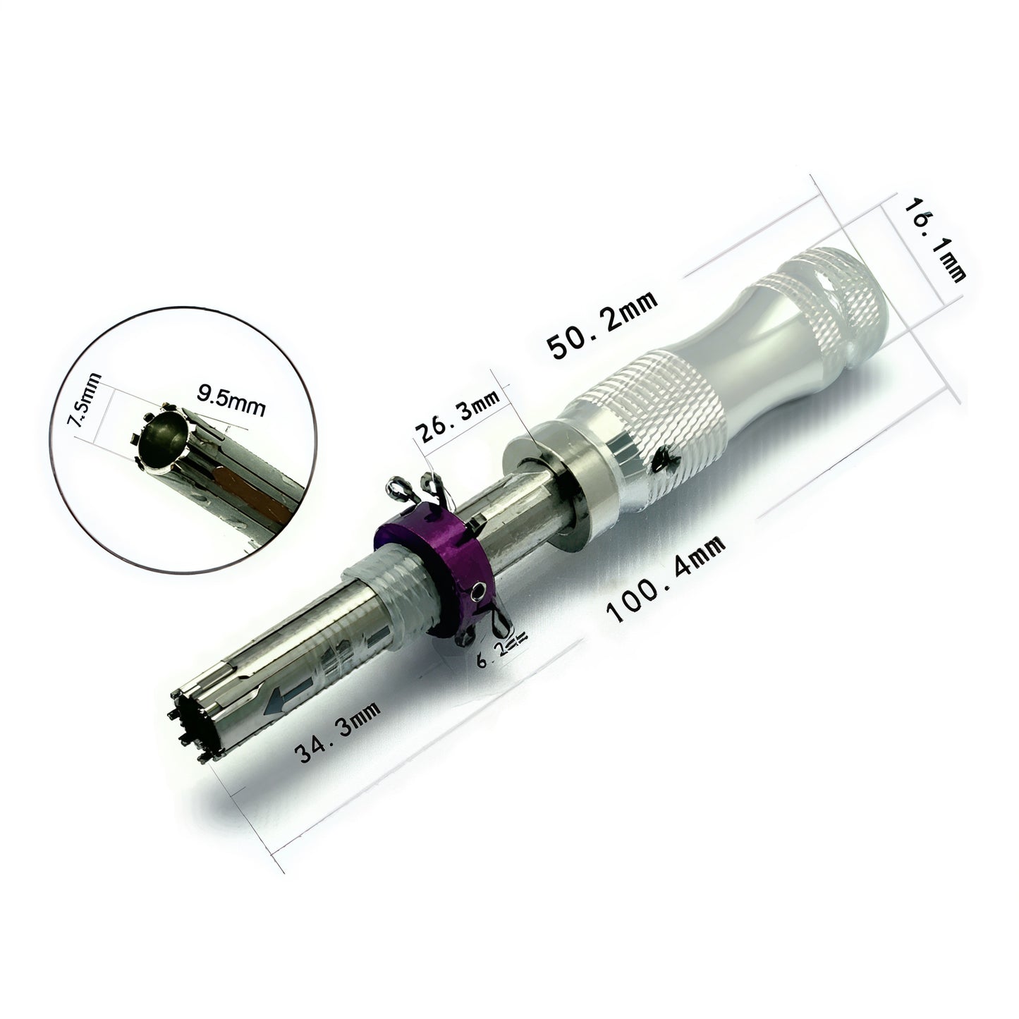 Adjustable Tubular Smith Pick Tool Lock Kit