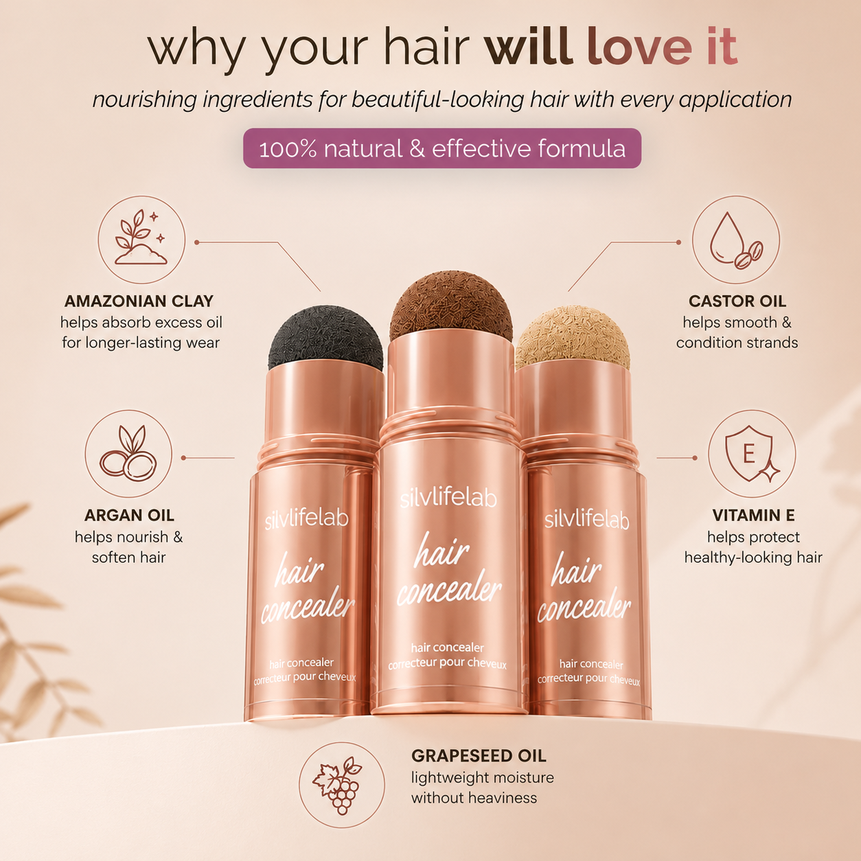🔥LAST DAY 60% OFF silvlifelab hair concealer