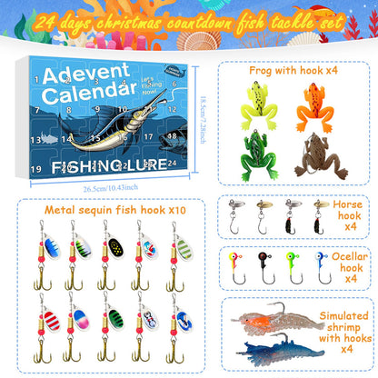 🎣 Fishing Advent Calendar 2025 (Limited Edition) -A Daily Surprise of Premium Fishing Treasures
