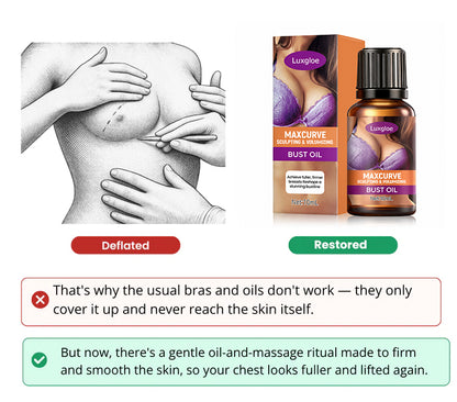 Luxgloe® MaxCurve Sculpting & Volumizing Bust Oil
