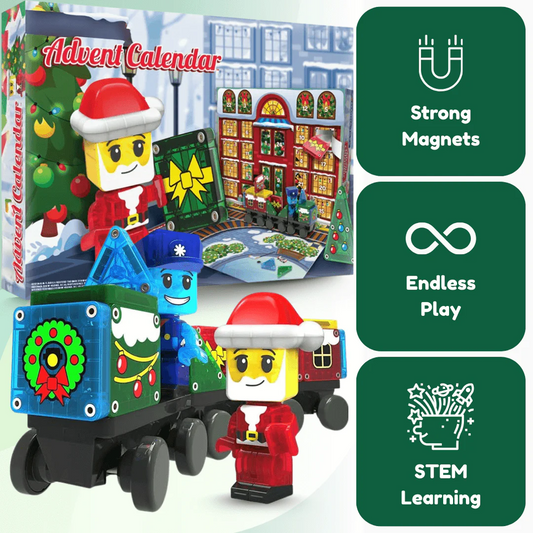 Louxglow® Magnetic Building Tiles Advent Calendar