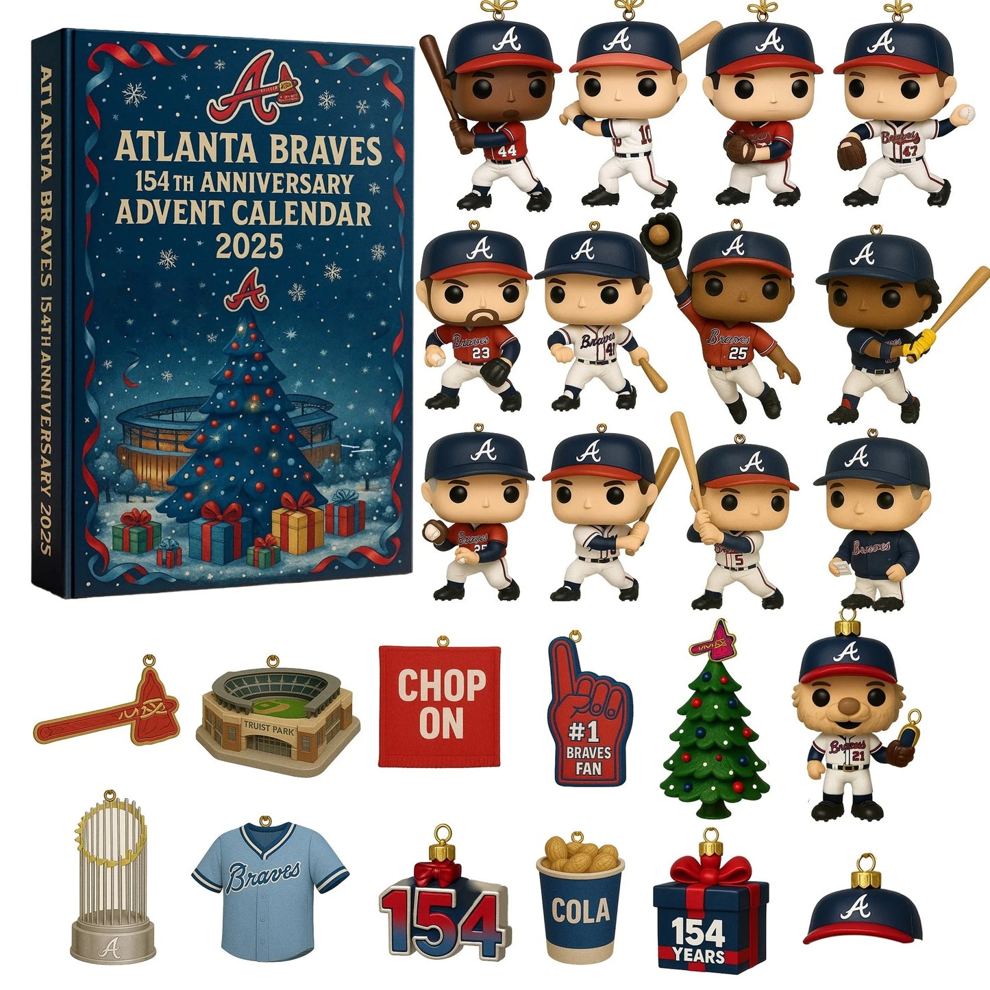 Atlanta Braves 154th Anniversary Advent Calendar 2025
