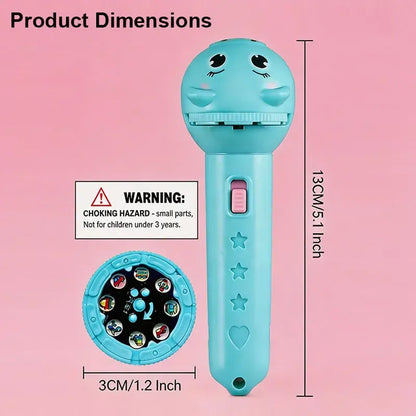 Kids' Projection Flashlight –48 Patterns, Bedtime Story & STEM Learning Toy