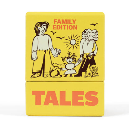 TALES Family Edition - 150 Conversation Cards for Family Games, Dinners, and Gatherings - Perfect for Adults Teens and Kids - Prompts for Meaningful Connections