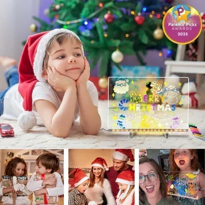 ⏳LAST DAY SALE ONLY$29.99!🔥✨ LED Note Board 🎨Includes 7 colour pens, bright display & reusable – Perfect for messages, reminders & creative fun 🖍️